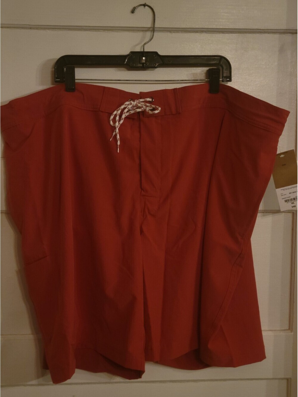 Men's Foundry Big Man Swim Trunks Shorts 3XL Burgundy